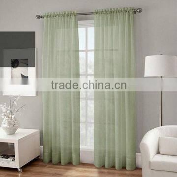 Crushed Voile Platinum Collection Sheer Rod Pocket Window Curtain Panels