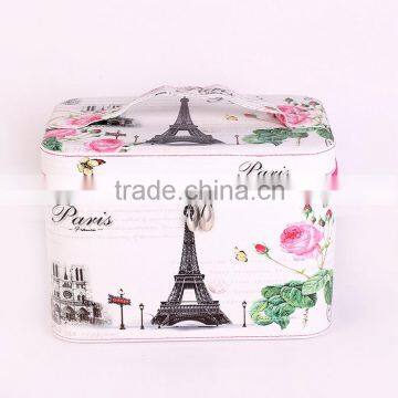 Wholesale Custom Portable Luxurious Leather Cosmetic Box, Multi-function Eye Shadow Box, Beautiful Storage Box