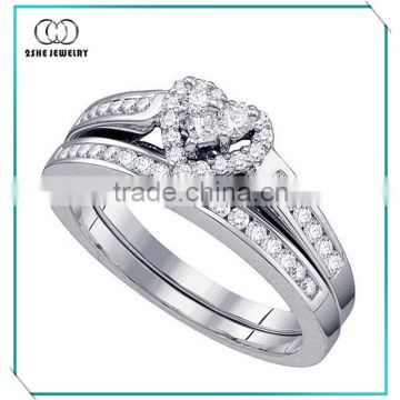 china manufacturer 925 heart silver rings