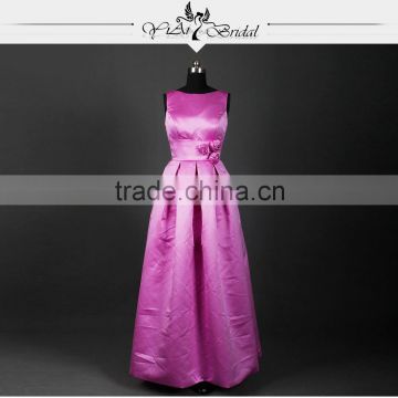 RSE626 Purple Low Neck Made To Order China Bridesmaid Dresses Long