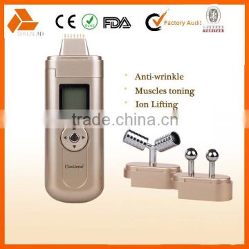 face lift roller massager galvanic electrode wrinkle removal device