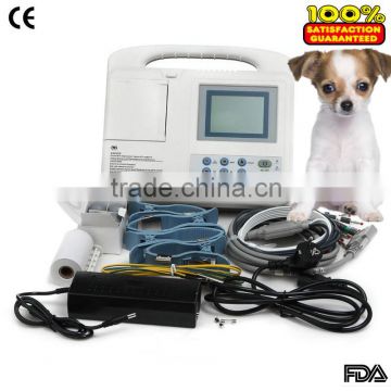 3-channel Vet Electrocardiograph Veterinary ECG EKG machine