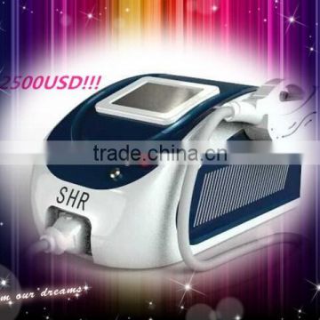 2016 best portabe ipl shr laser combined beauty machine for permanent hair removal