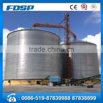 Nice performance suitable grain silo 500t for sale soybean meal storage steel silo