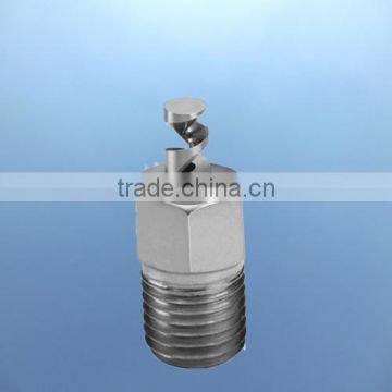 Low flow spiral nozzle