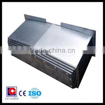 L*W*H steel/stainless steel plate telescopic cover(bellow) for machine