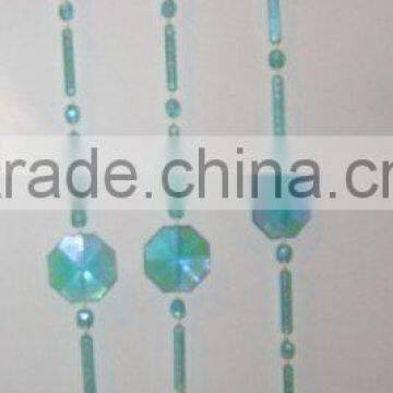 Blue Color Plastic beaded curtain