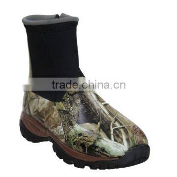 Men Camo Waterproof Zip Ankle Boots