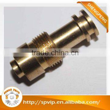 China supplier OEM CNC lathe turning parts, brass parts with high precision