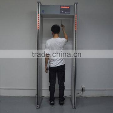 2016 Best Fashion Walk Through Metal Detector Gate With 6 Zones.cheap Walk Through Metal Detector photo-6