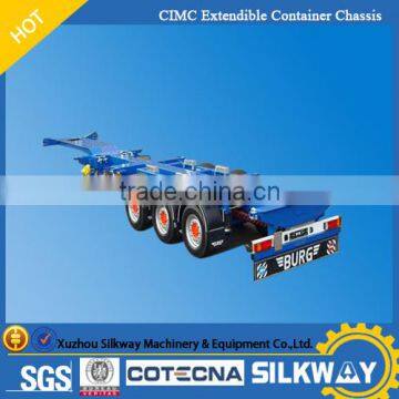 CIMC Skeletal Semi-Trailer Extendible Container Chassis