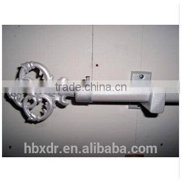 Aluminum Anodized Profile curtain rod with end cap-Hot Sale
