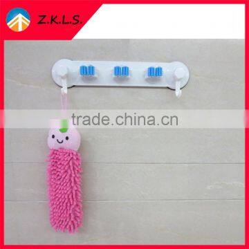 Bathroom Decroation Mop And Broom Plastic Holder With Sucking photo-3