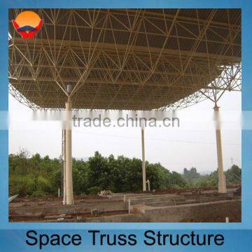 High quality light steel space truss building