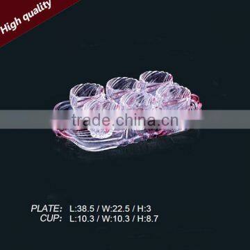 Crystal Glass Drinking Service,coffee Cup Set