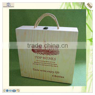 wholesale pine wood wine cocktail beer garnish box