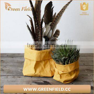 Washable Paper Pots,waterproof Kraft Paper Plant Bag photo-6