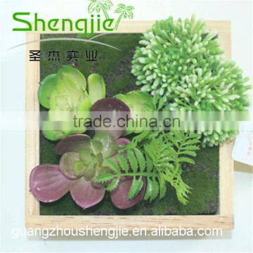 SJLJ013343 Plastic Grass Wall / Fake Green Grass Wall for Garden Home Decoration photo-3