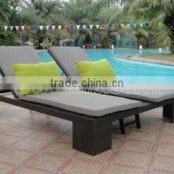 Pe Rattan Sun Lounger / Double Sunbed photo-1