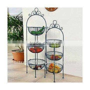 2 sets floor stand metal fruits holder