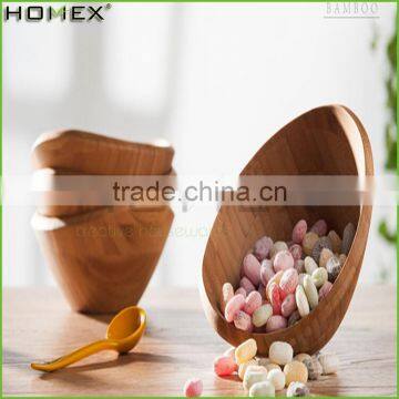 Multi use top quality food bamboo salad bowl/Homex_Factory