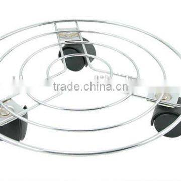 Home Removable Metal Flower Shelf Plant Trolley Wheel Flower Shelf photo-2