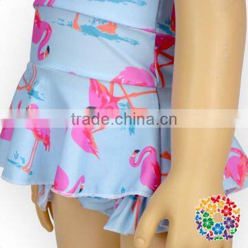 Ruffle Halter Top & Underwear Little Girls Swimwear Models Beachwear Beach Suit photo-5