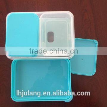 BPA FREE Plastic Lunch Box With Cooler Pack / Plastic Lunch Box With 4 Parts photo-5