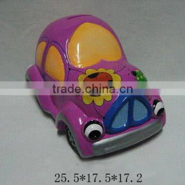 car ceramic piggy bank for children