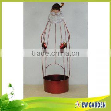 Cheap Price Unique Style Santa Claus Christmas Basket For Flower photo-2