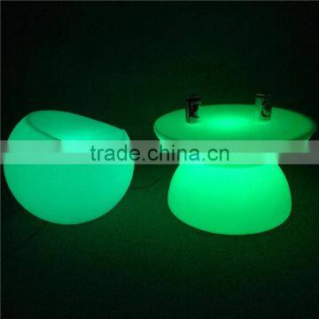 OEM Plastic LED Bar Molded Furniture Party LED Lighted Table and Chair Set for Party photo-2