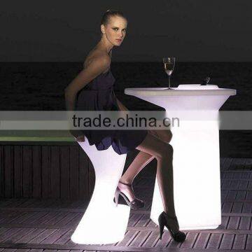 Waterproof Lights Up Event LED Plastic Rectangular Tables for Bar Pup Coffee Shop