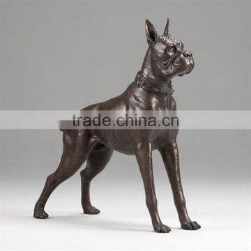 Home Decoration Animal Life Size Metal Dog Bronze Sculptures photo-2