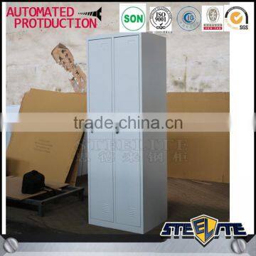2 Door Steel Lockable Wardrobe Steel Locker Cabinet photo-2