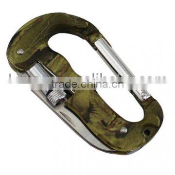 Special Gift for Men Camouflage Color Multifunction Carabiner With LED photo-2