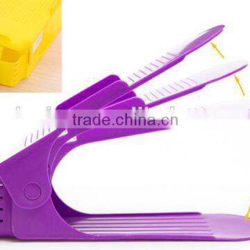 Wholesale Plastic Adjustable Shoe Display Stand Racks photo-5