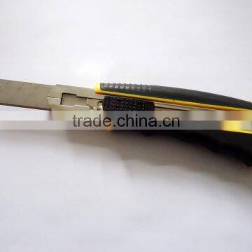 High Quality Rubber Grip Utility Knife With 8 Pcs of Spare Blades photo-2