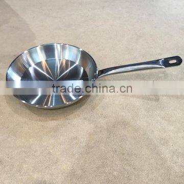 Stamped Fry Pans Tainless Steel Pots Frying Pan Top Products Hot Selling photo-2
