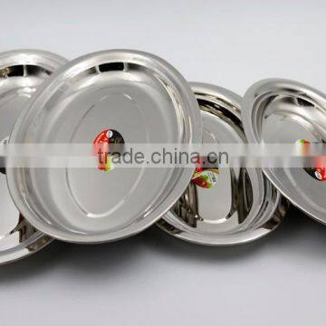 Oval Stainless Steel Plate & Dishes for Sale photo-5