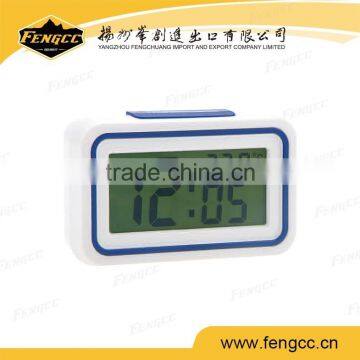 2016 promotion plastic digital desk LCD digit Alarm clock