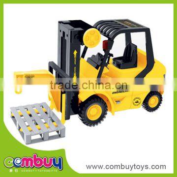 Hot sale 1:14 plastic electric friction toys mini diecast forklift truck model