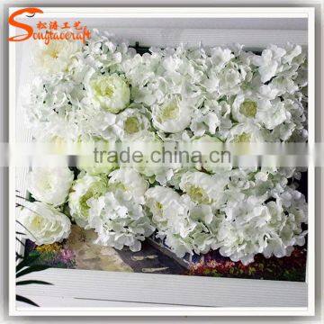 New Hanging Artificial Flowers Decoration Artificial Flowers Walls New Design Customized Artificial Flower Wall photo-6