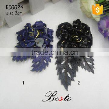 New fashion antique ladies leather flower for sandal