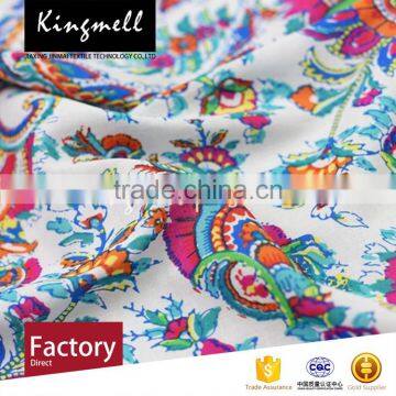 Custom Wholesale Colorful Digital Printing 100% Cotton Textile Fabric photo-3