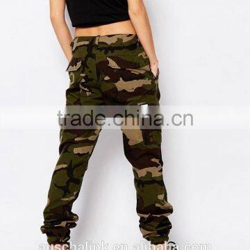 New Fashion Lady Camouflage Cargo Trousers Wholesale photo-3