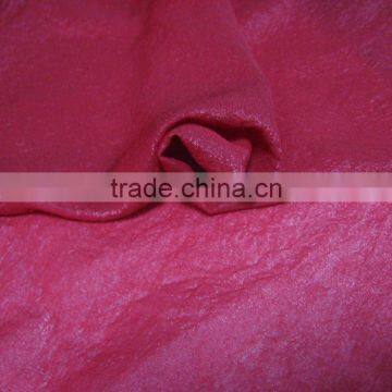 shiny fabric 100% polyester chiffon care chiffon fabric