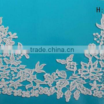 Attractive design brida wedding lace trim for dress