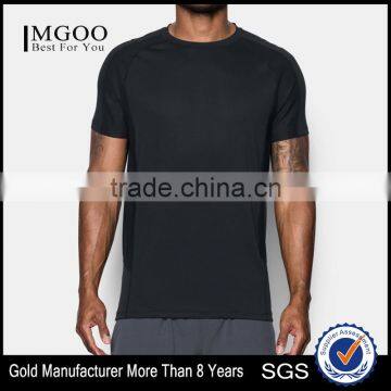 Training Shorts Man Short Sleeve Tops Custom Men Sport Fitness Gym Tee Muscle Fit Tshirt With Breathable Stretch Material