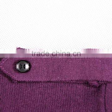 Purple Warm Mens Turtleneck Sweater photo-5
