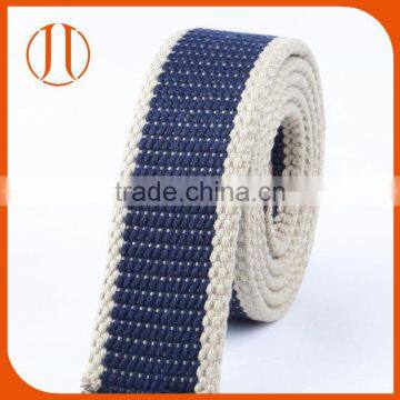 Blue Khaki 3.8CM universal Cotton webbing weaving fabric belt strap